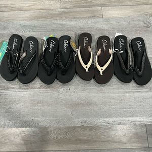 Women’s size 9 Cobian sandals all brand new with tags